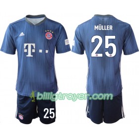 Billige Fotballdrakter FC Bayern München MULLER 25 Barn Tredjedraktsett 2018/19 Kortermet